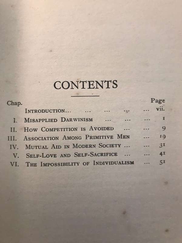 Fraternity and Evolution: A Study in Social Dynamics - Tom Swan (1926 1st Edition)