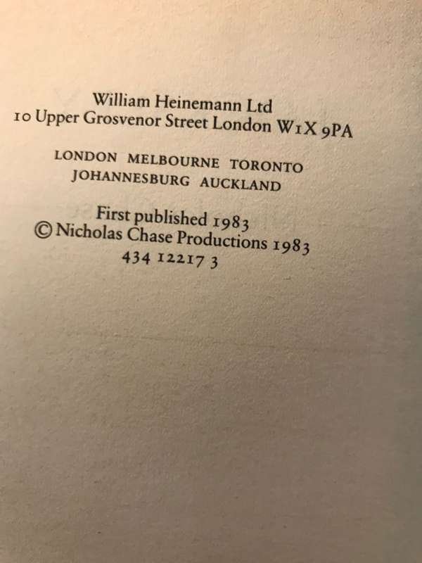 Locksley - Nicholas Chase (1983 1st Edition Hardcover)