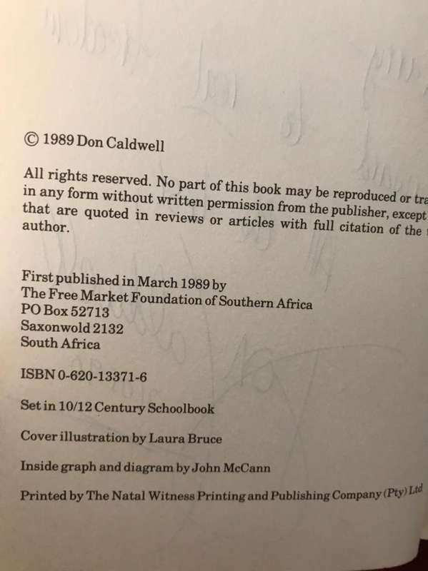 South Africa: The New Revolution - Don Caldwell (1989 1st Edition SIGNED BY THE AUTHOR)