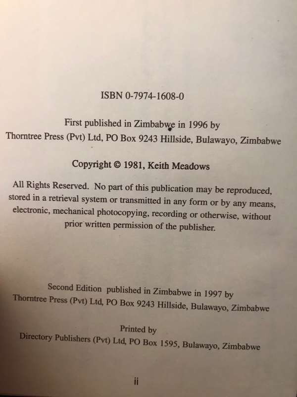 Rupert Fothergill: Bridging a Conservation Era - Keith Meadows (1997 Hardcover SIGNED BY AUTHOR)