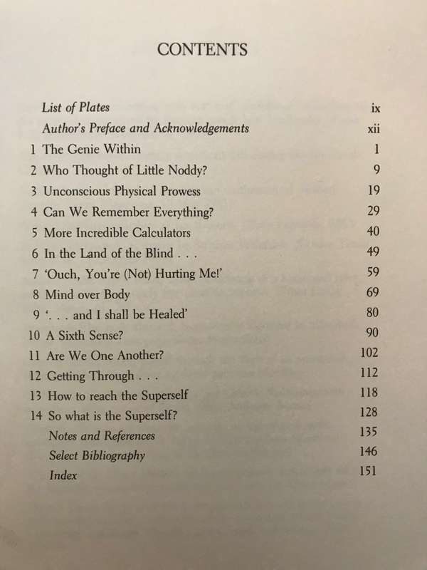 Superself: The Hidden Powers With Ourselves - Ian Wilson (1989 1st Edition Hardcover)