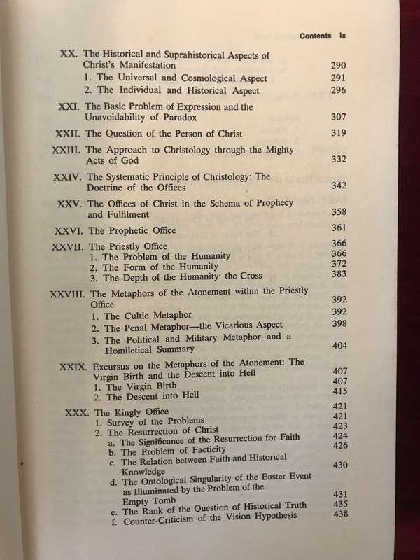 The Evangelical Faith, Volume II: The Doctrine of God and of Christ - Helmut Thielicke (1977 1st Ed)