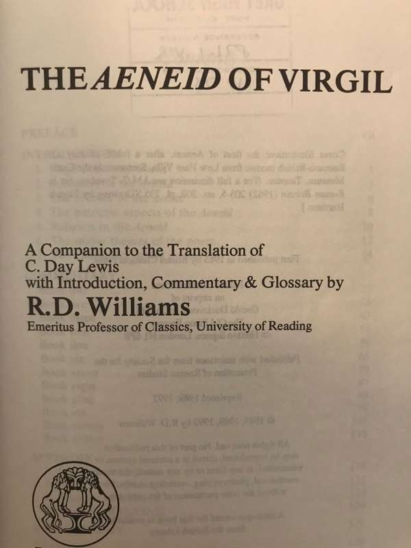 The Aeneid of Virgil (Classical Studies) -