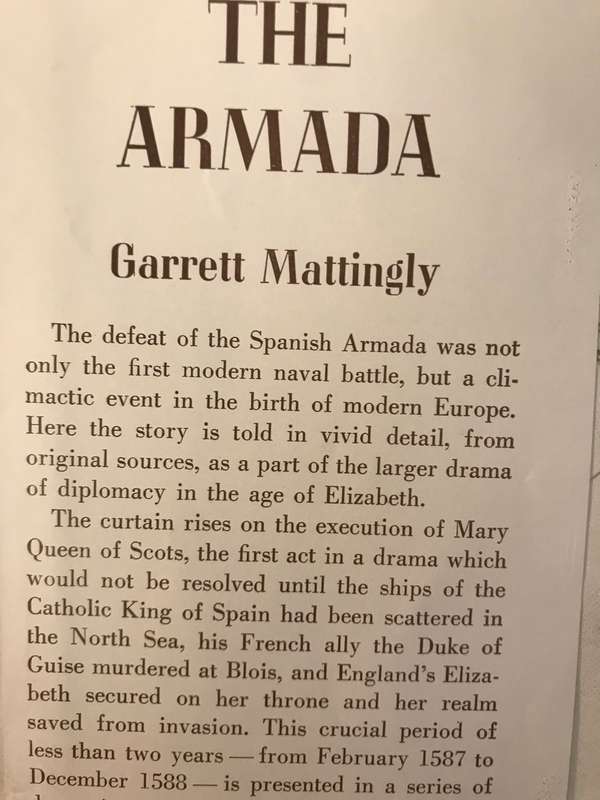 The Armada - Garrett Mattingly (1959 1st Edition Hardcover)