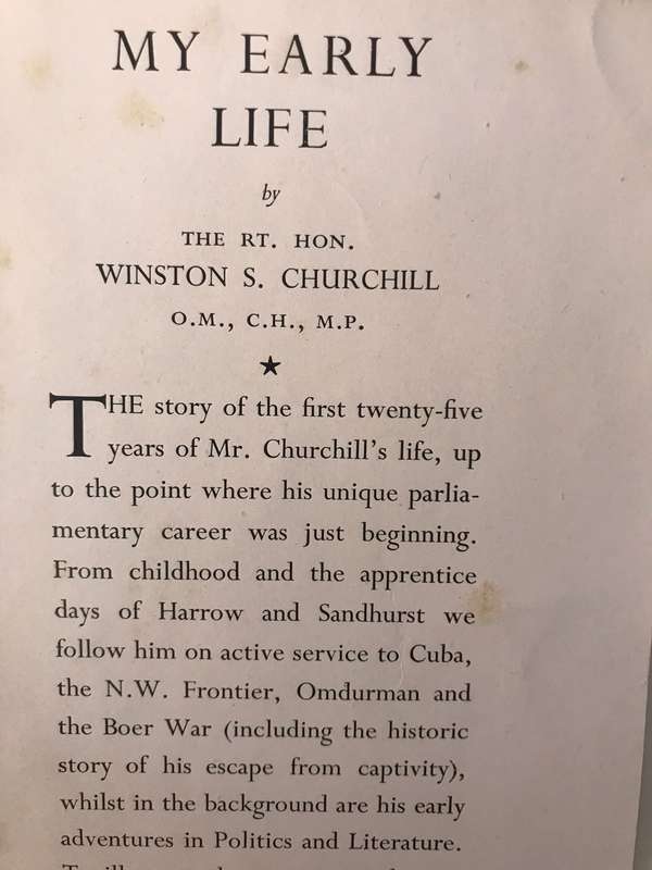My Early Life: A Roving Commission - Winston S Churchill (1948 Hardcover Published by Odhams Press)