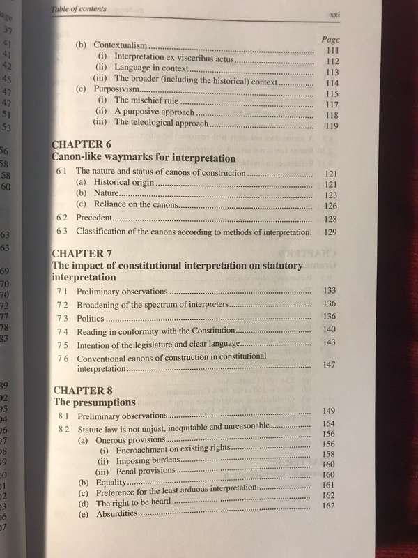 Re-Interpretation of Statutes - Lourens du Plessis | LexisNexis TEXTBOOK IN EXCELLENT CONDITION