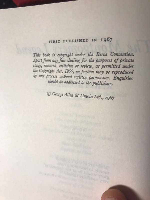 The Montgomery Legend - RW Thompson (1967 1st Edition Hardcover)