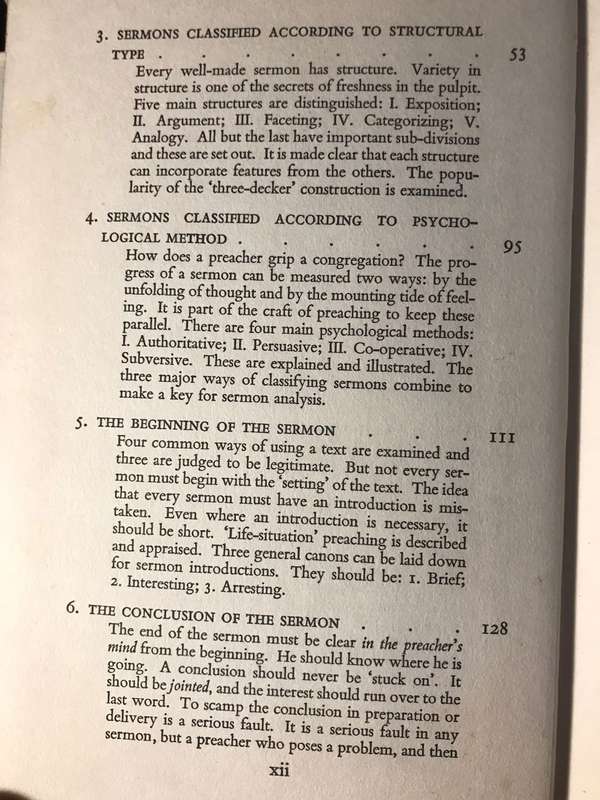 The Craft of the Sermon - WE Sangster (1964 Hardcover - The Epworth Press)