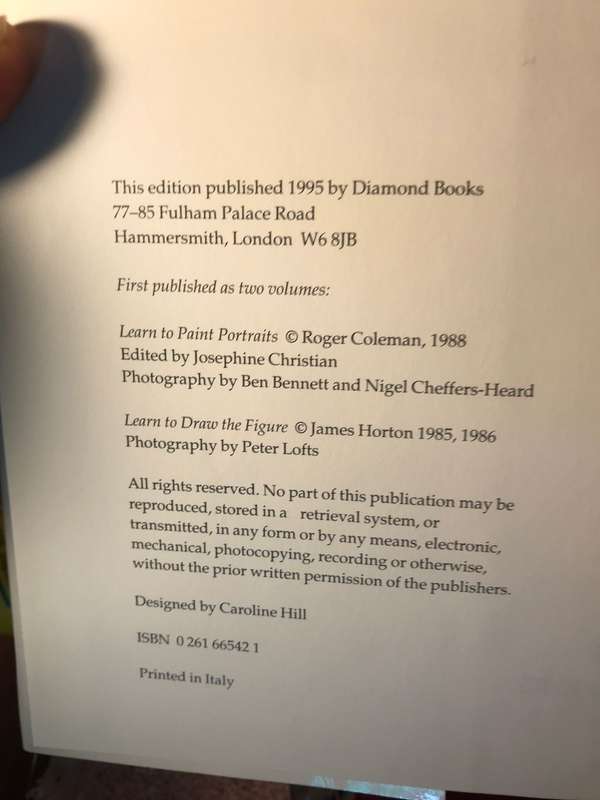Portraits and Figures (Sketch and Paint) - Roger Coleman & James Horton