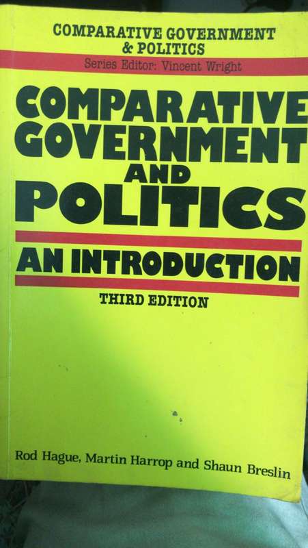 Comparative Government and Politics: An introduction
