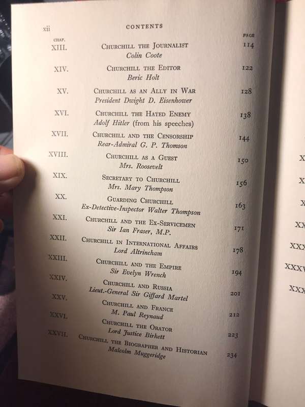 Churchill: By His Contemporaries - Edited By Charles Eade