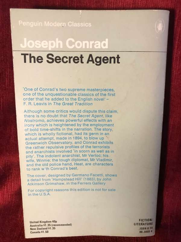 The Secret Agent - Joseph Conrad