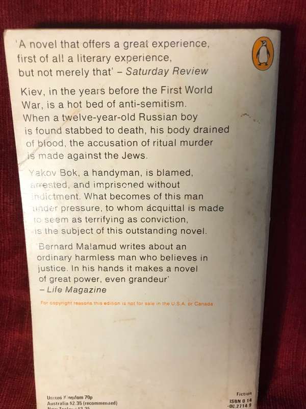 The Fixer - Bernard Malamud