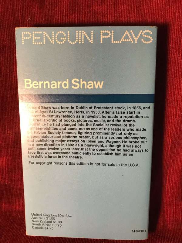 Three Plays for Puritans - Bernard Shaw