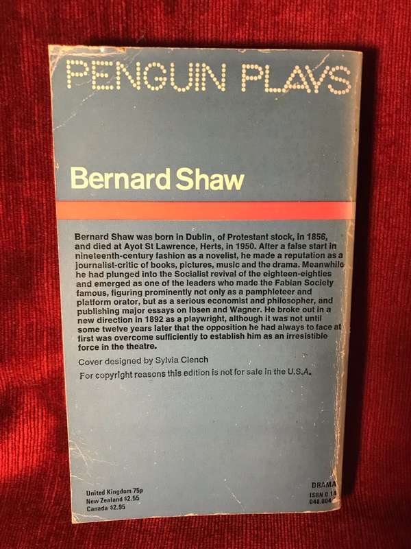 Plays Pleasant - Bernard Shaw (Arms and the Man, Candida, The Man of Destiny, You Can Never Tell)