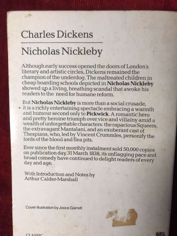 Nicholas Nickleby - Charles Dickens
