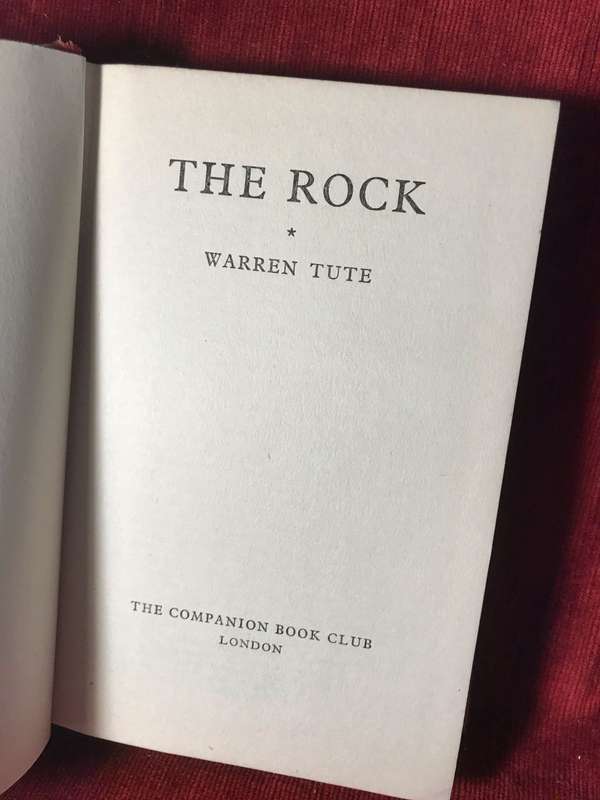 The Rock - Warren Tute (1958 Hardcover)