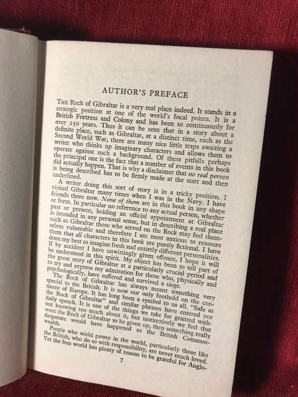 The Rock - Warren Tute (1958 Hardcover)