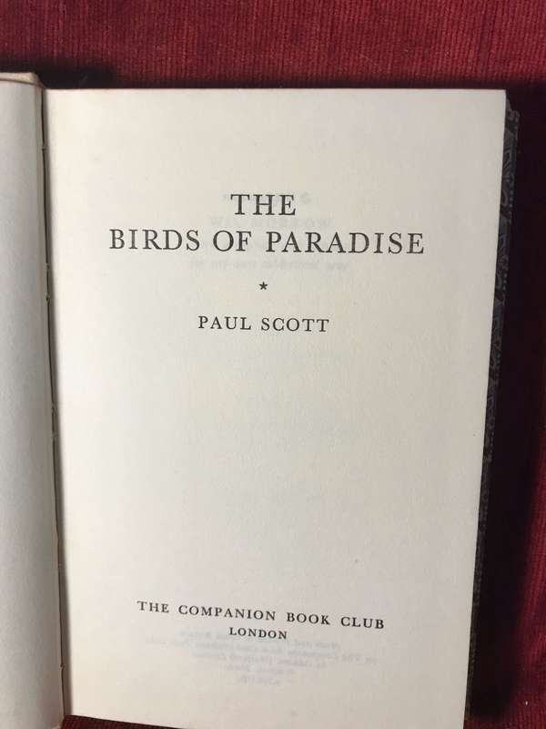 The Birds of Paradise - Paul Scott (1963 Hardcover)