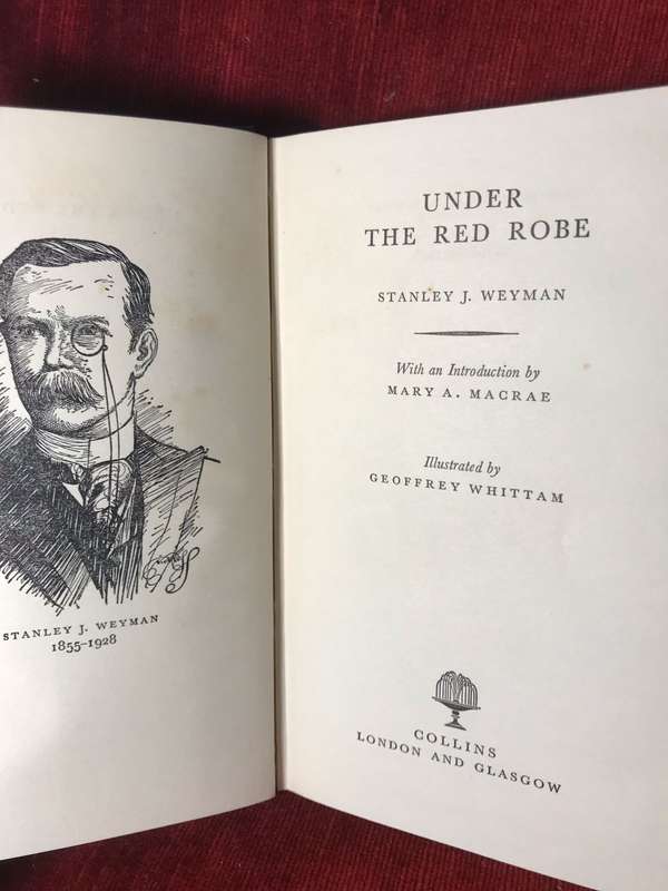 Under the Red Robe - Stanley J Weyman (1958 Hardcover)