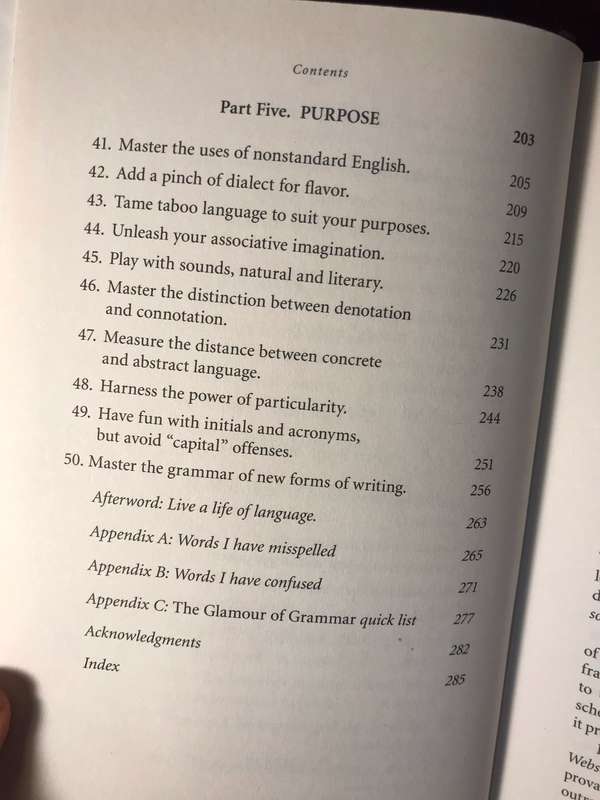 The Glamour of Grammar - Roy Peter Clarke (2010 1st Edition Hardcover)