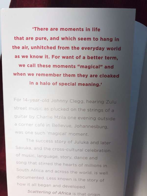 Scatterling of Africa: My Early Years - Johnny Clegg