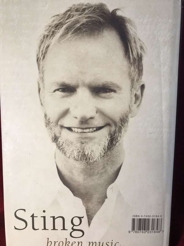Broken Music - Sting (2003 1st Edition Hardcover)