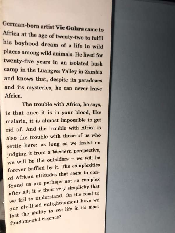 The Trouble With Africa: Stories from a Safari Camp - Vic Guhrs (2004 1st Edition Hardcover)
