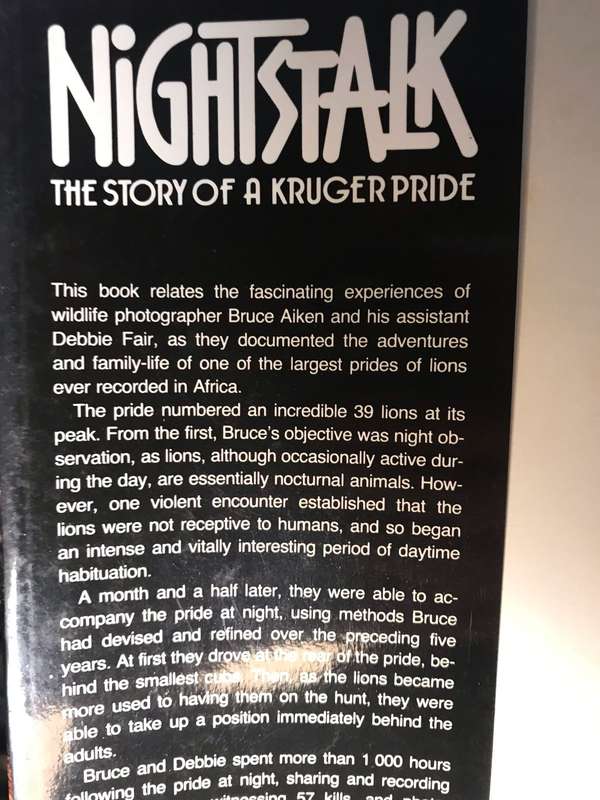 Nightstalk: The Story of a Kruger Pride ~ Bruce Aiken