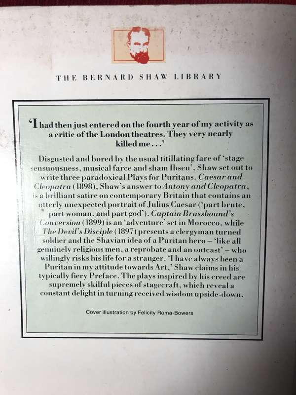 Three Plays for Puritans - Bernard Shaw