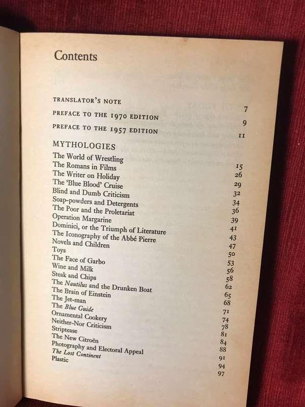 Mythologies - Roland Barthes