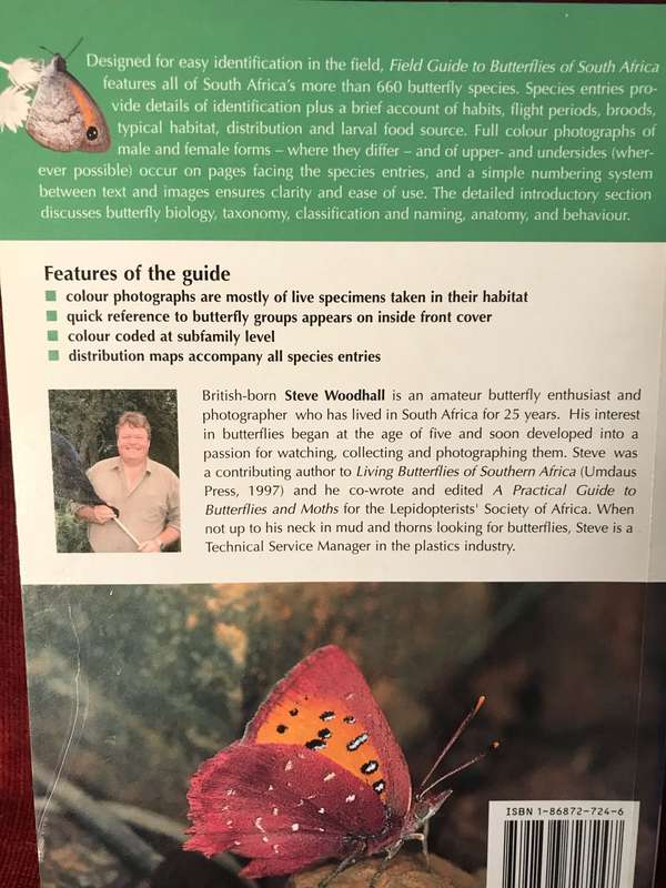 Field Guide to Butterflies of South Africa - Steve Woodhall