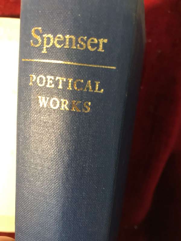Spenser - Poetical Works (1966 Hardcover)