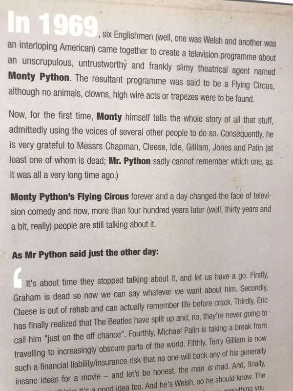 The Pythons Autobiography by the Pythons - Monty Python