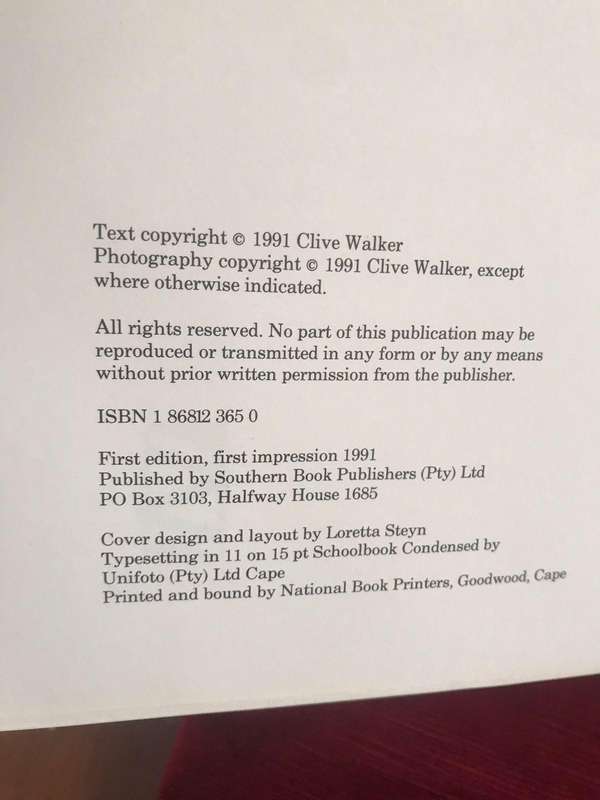 Savuti: The Vanishing River - Clive Walker (1991 1st Edition Hardcover)
