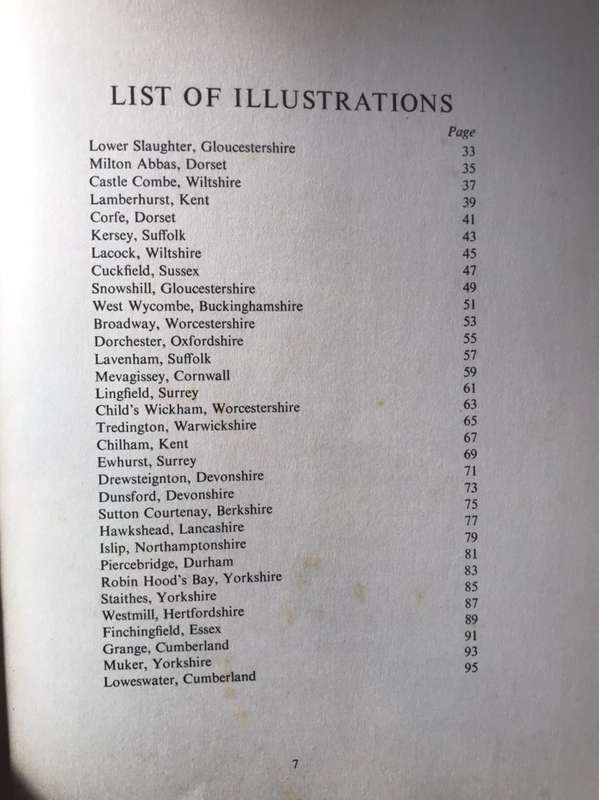 English Villages in Colour - Geoffrey Grigson (1958 1st Edition)