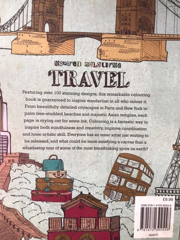 Travel Inspired Coloring: Colouring to Relax and Free Your Mind