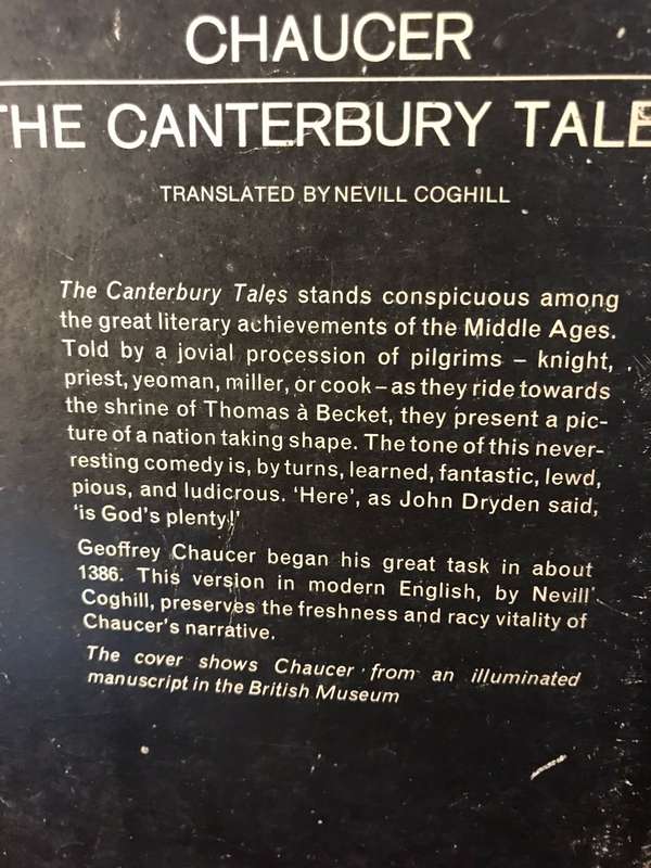 The Canterbury Tales - Chaucer