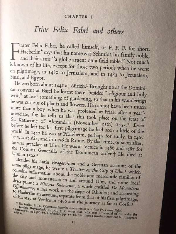 Jerusalem Journey: Pilgrimage to the Holy Land in the 15th Century - HFM Prescott (1954 1st Edition|