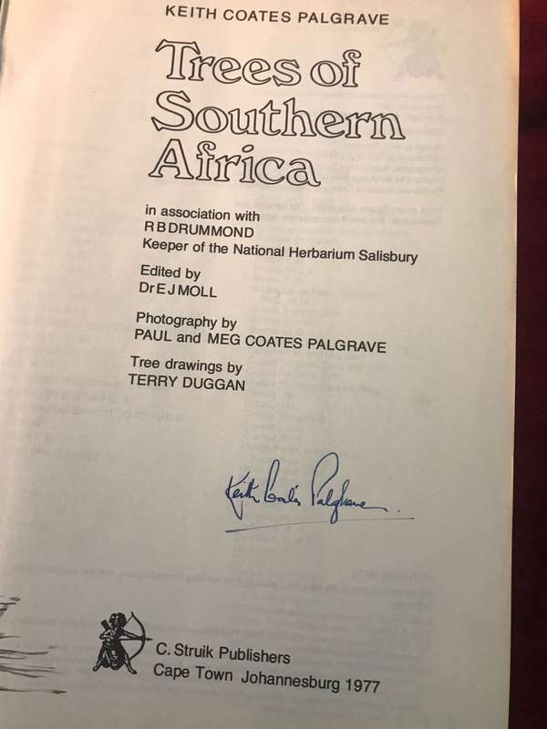 Trees of Southern Africa - Keith Coates Palgrave (1977 1st Edition) *SIGNED BY AUTHOR*