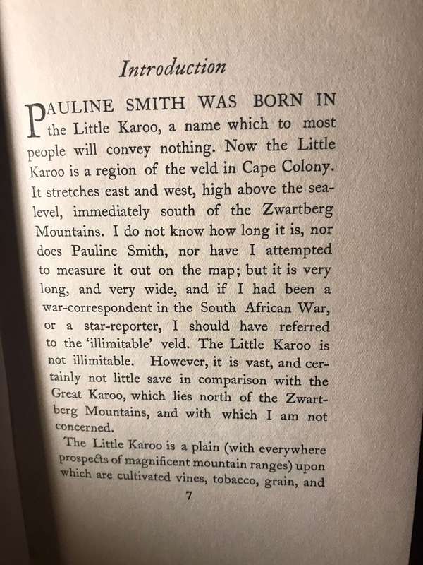 The Little Karoo - Pauline Smith (1925 1st Edition Haedcover)