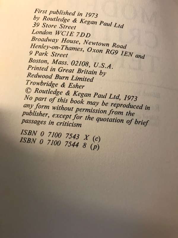 A Dictionary of Modern Critical Terms - Edited by Roger Fowler