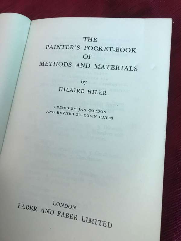 Painters Pocket Book of Methods and Materials - Hilaire Hiler