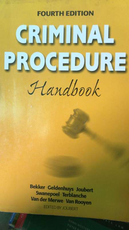 Criminal Procedure Handbook - 4th edition