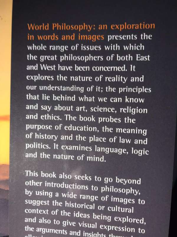 World Philosophy: An Exploration in Words and Images - Mel Thompson &David Applebaum (Editors)