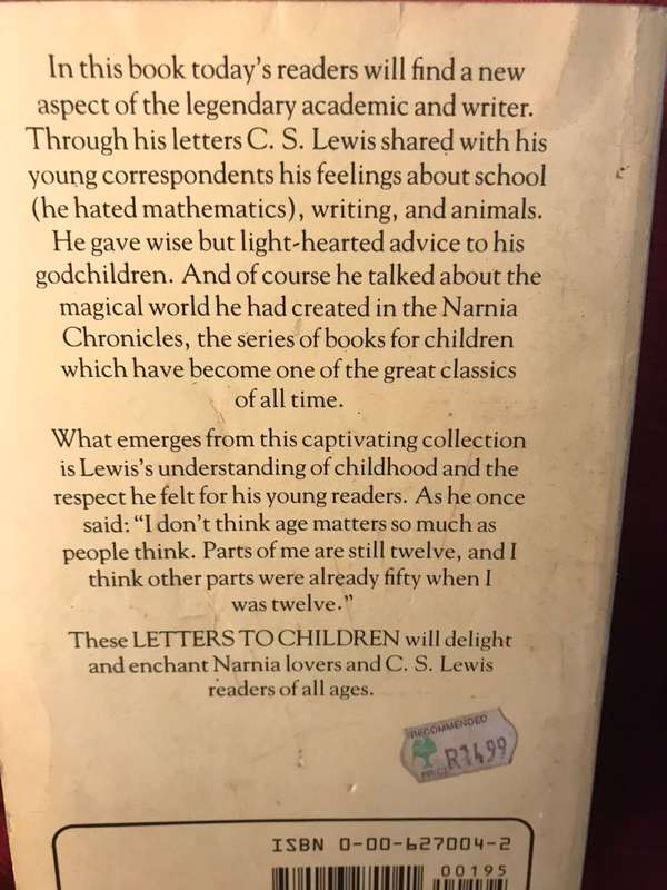 Letters to Children - C.S. Lewis