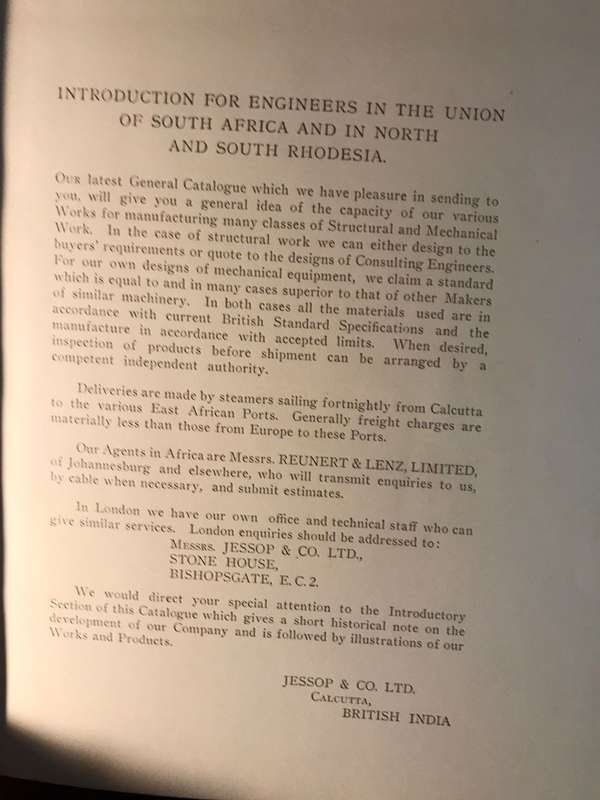 General Catalogue 1936 - Jessop & Co Ltd | India & Burma | Revised 1938