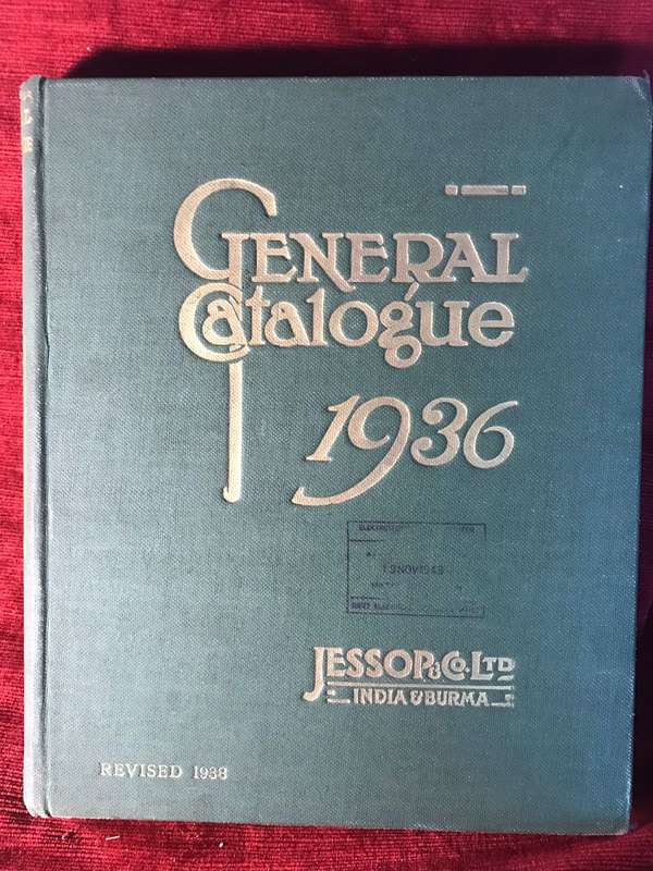 General Catalogue 1936 - Jessop & Co Ltd | India & Burma | Revised 1938