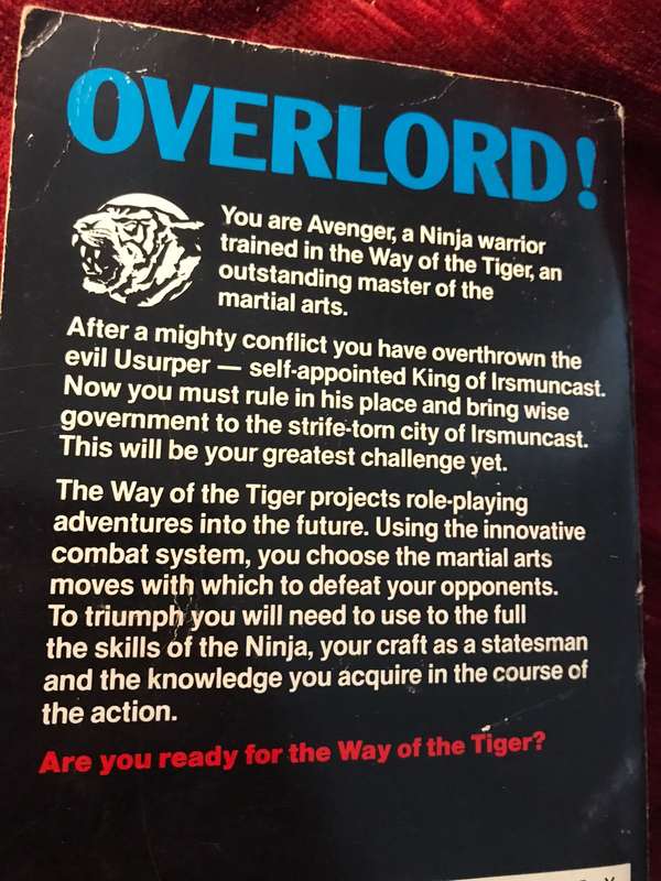 Way of the Tiger: Overlord! -  Mark Smith, Jamie Thomson, Bob Harvey