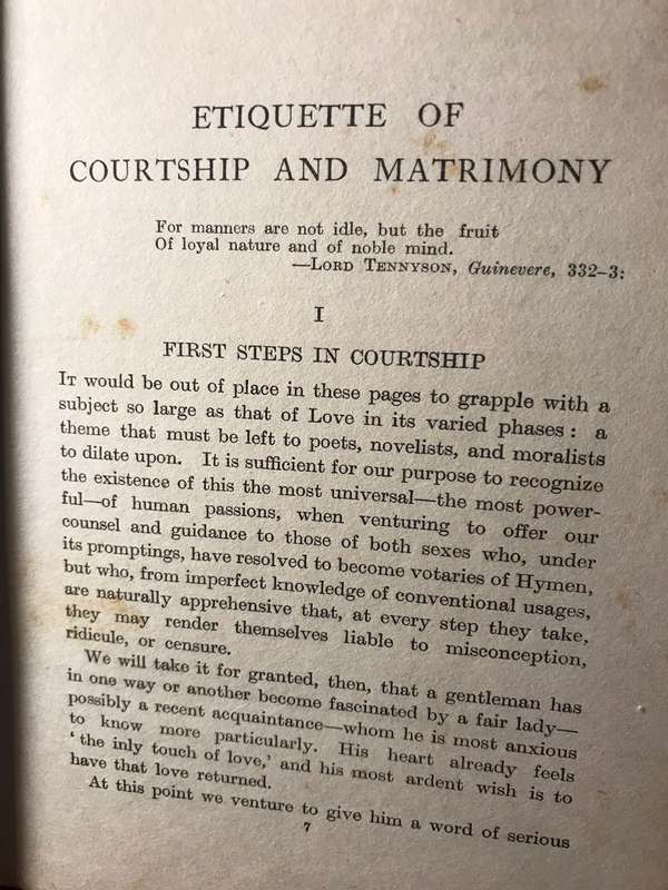 Courtship, Marriage and the Lover's Letter Writer (1905 1st Edition Hardcover)